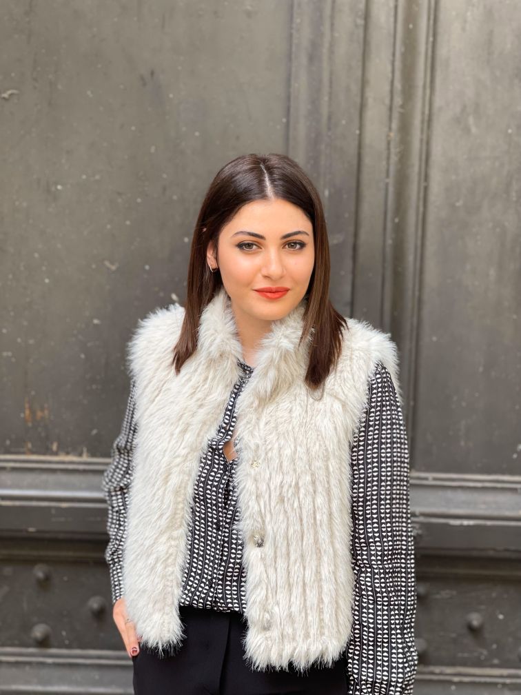 Rino&Pelle - Gilet Ecopelliccia Colore Panna