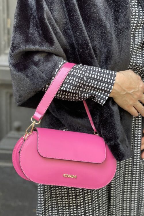 Koralline – Borsa Pelle Colore Fucsia