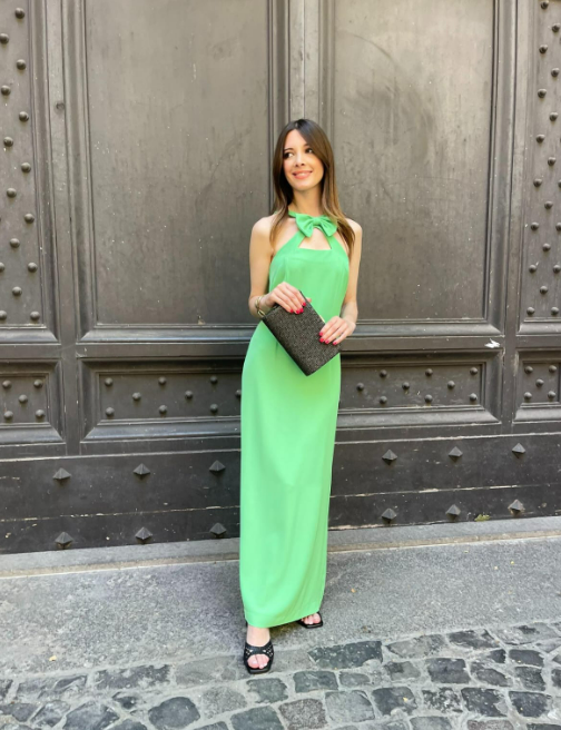 Via Stendhal Roma - Abito Verde Mela