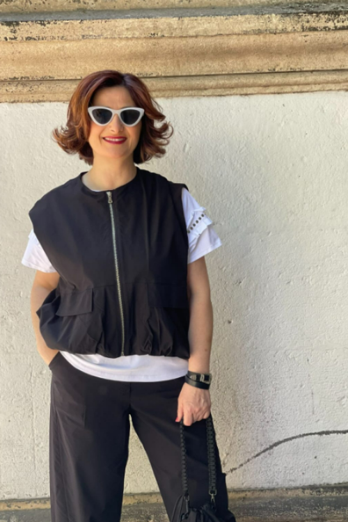 Karma – Gilet Colore Nero