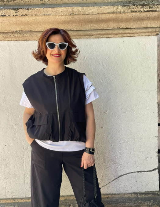 Karma - Gilet Colore Nero