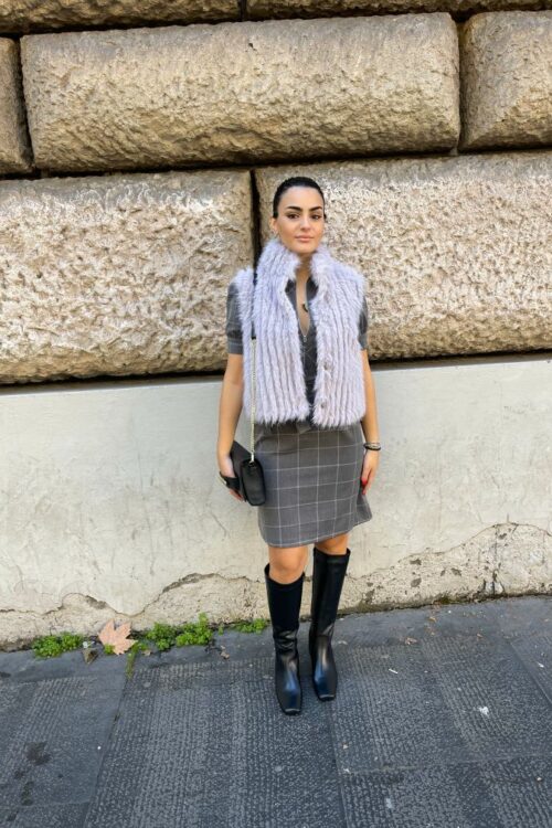 Rino&Pelle – Gilet Ecopelliccia Colore Lilla
