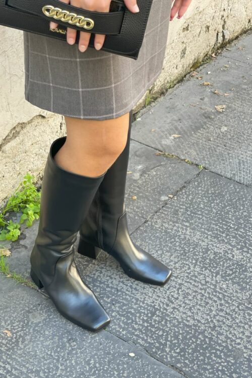 Stelio Malori – Stivale in Pelle Colore Nero