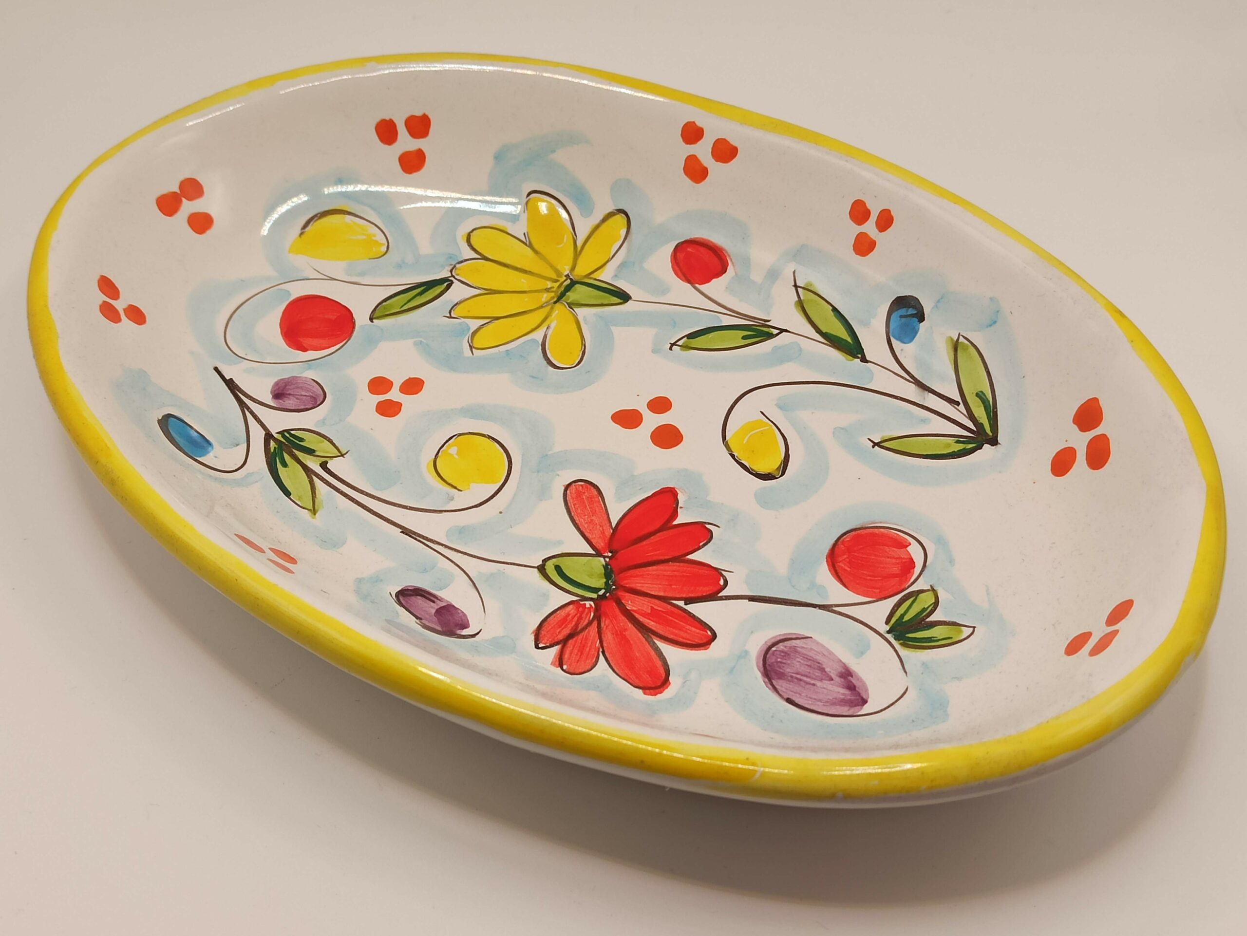 Ovalina diametro cm 12 Ceramiche Ischia Pithos