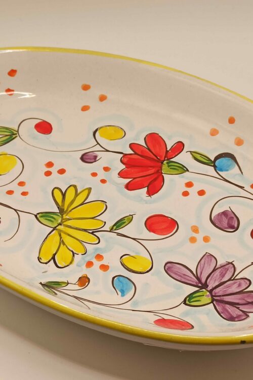 Ovalina diametro cm 25,5 Ceramiche Ischia Pithos